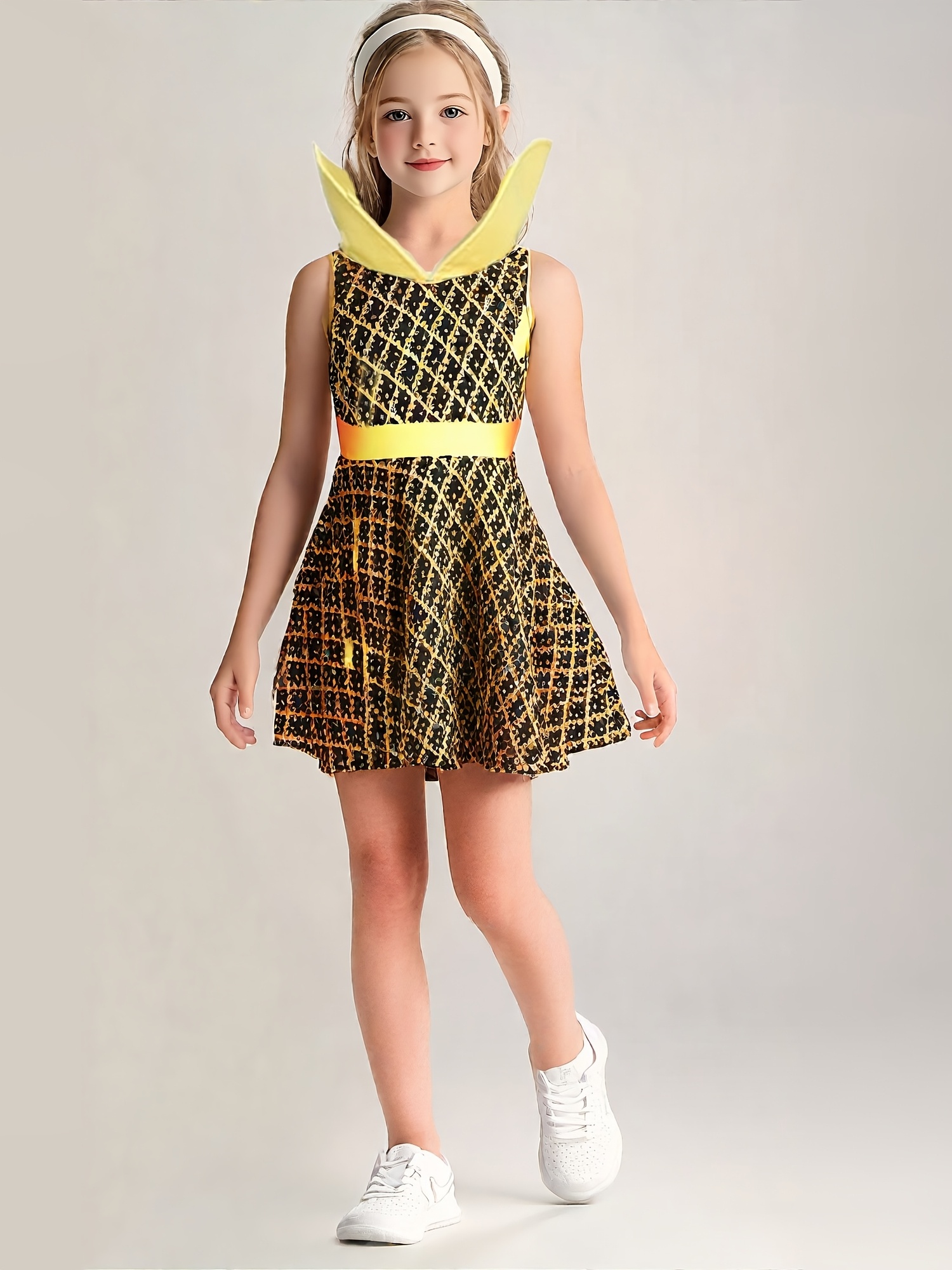 1pc girls dress costume cos fire element performance outfit - Temu United  Arab Emirates