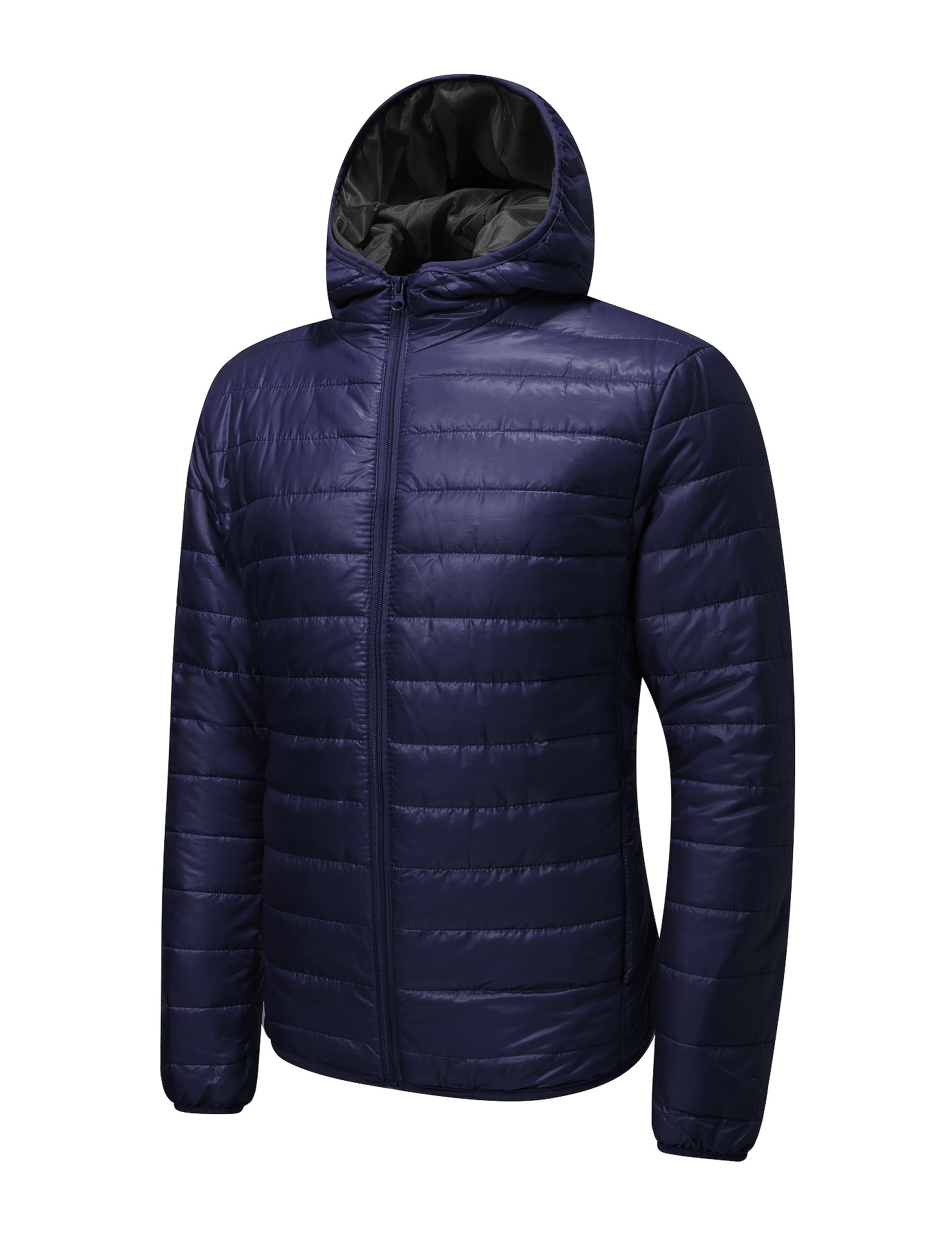 YanHoo Men Puffer Jacket Winter Men's Puffer Jacket Packable Winter Coats Lightweight Water Resistant Quilted Warm Windproof