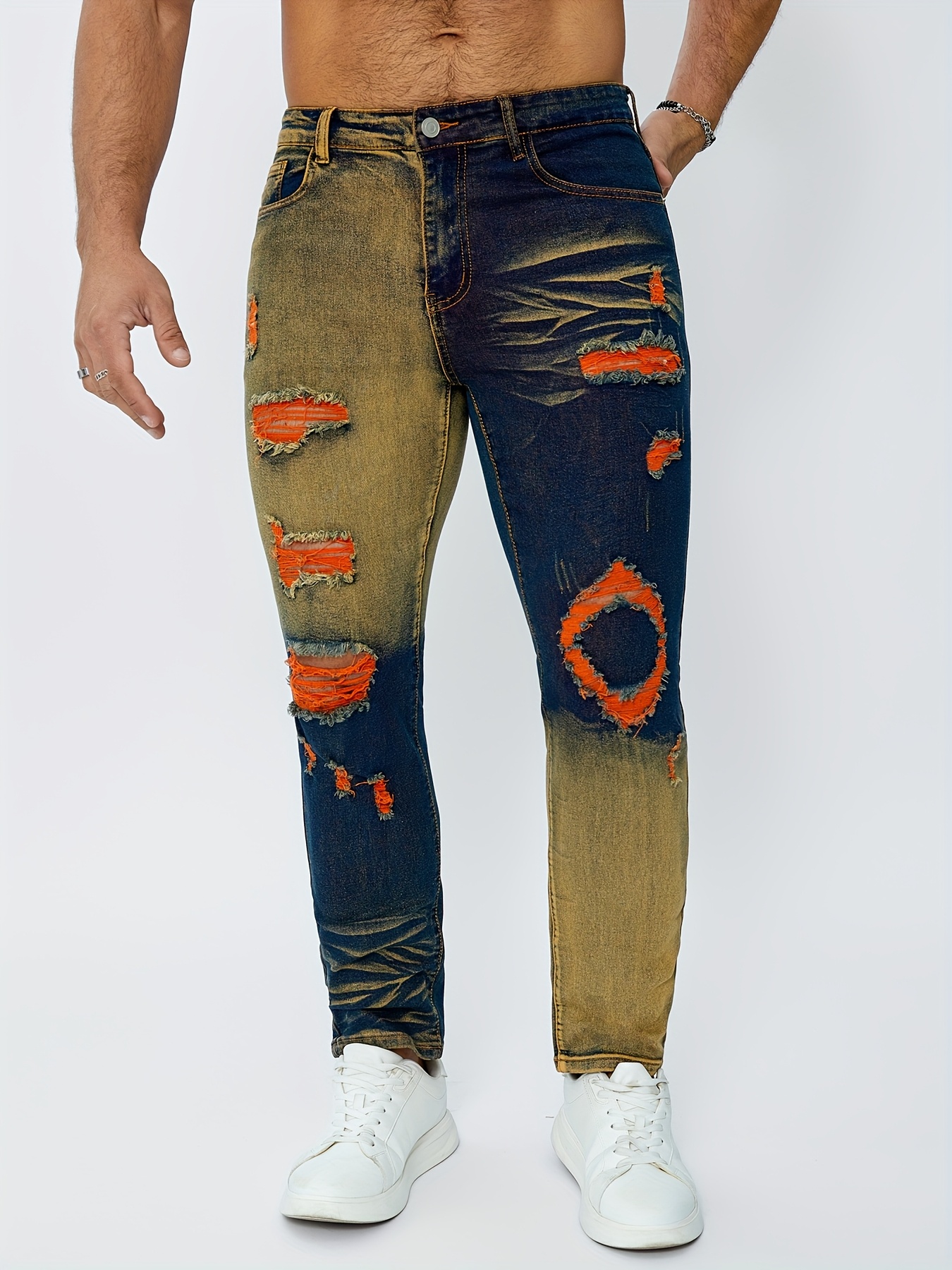 Ripped Jeans Big And Tall Skinny Fit Jeans Big Tall Skinny Fit