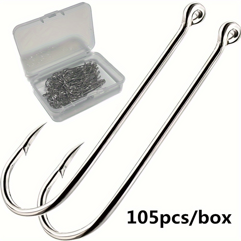 Outdoor Fishing Tackle Plastic Box Stainless Steel Hook Line - Temu