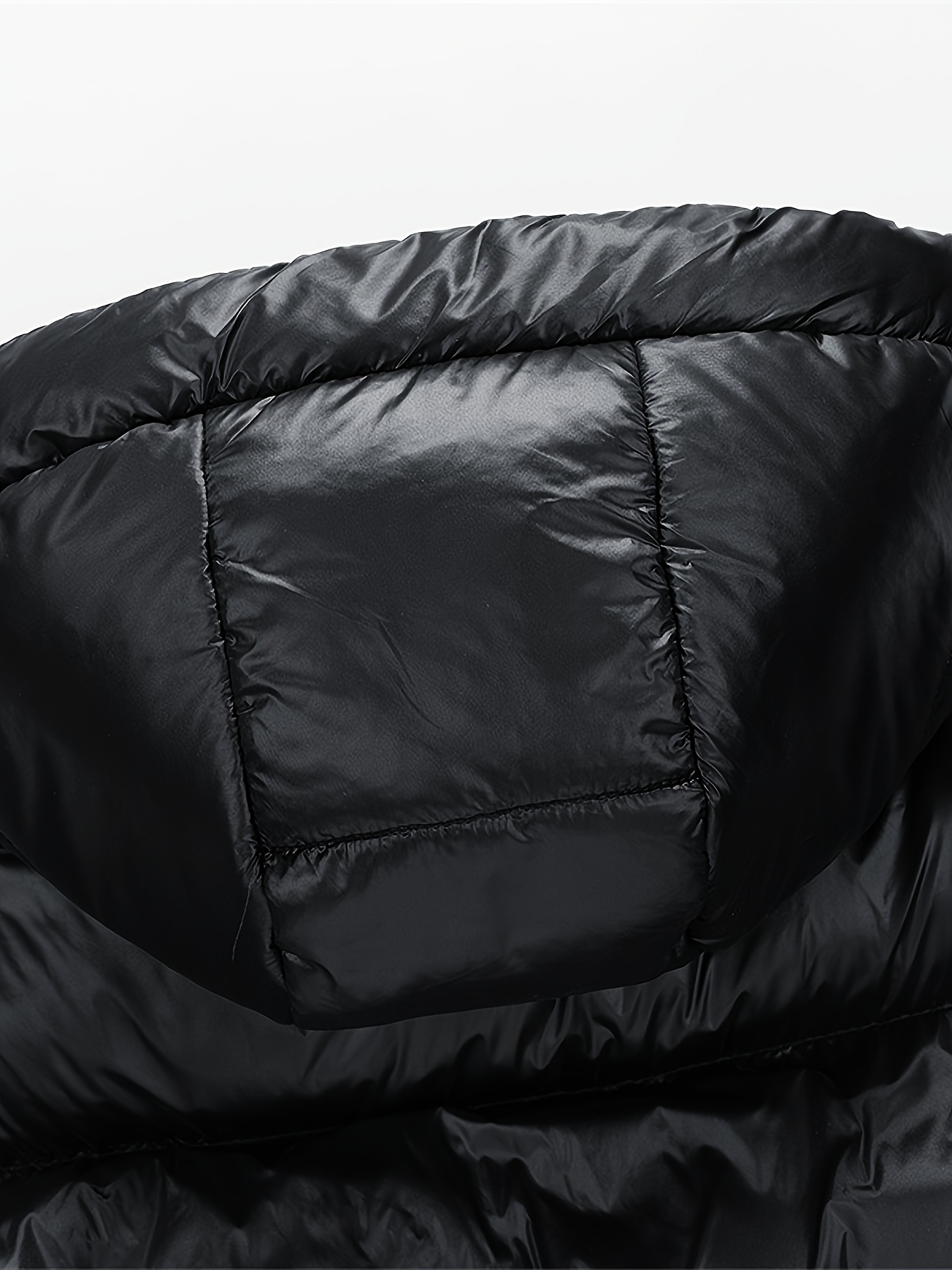 Men's High-End Black Golden Padded Jacket