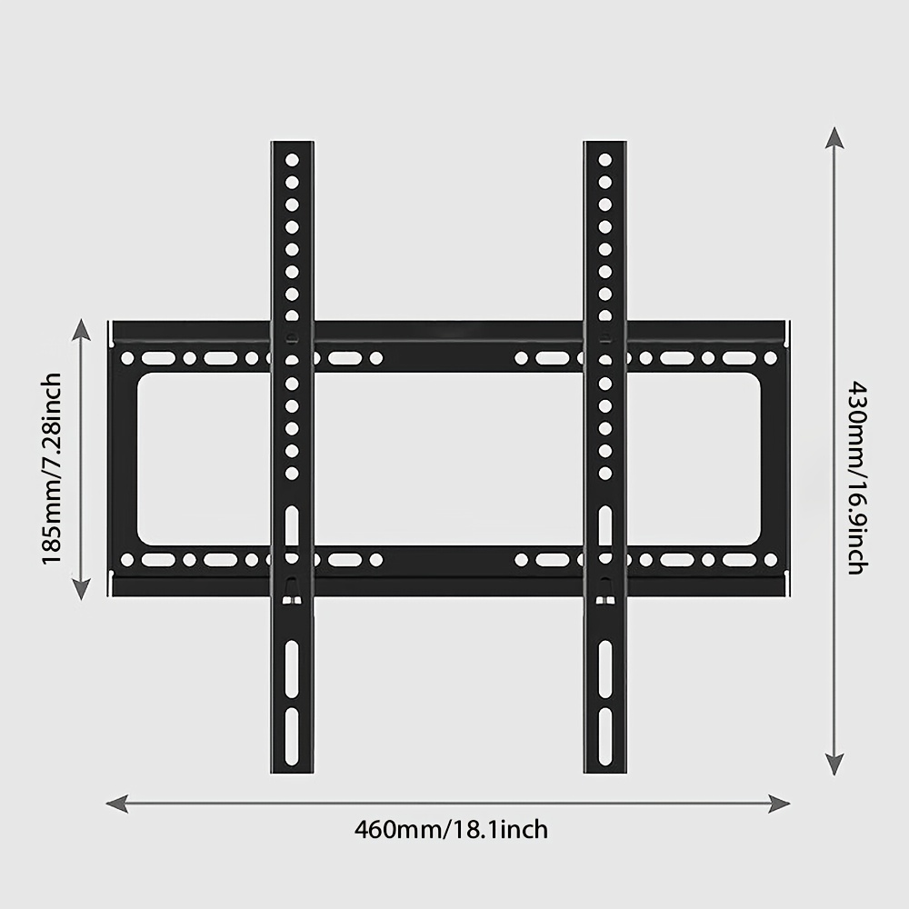 E-shop Eine Metall-Wandhalterung eignet sich für TVs im Bereich von 32 bis 60 Zoll, verfügt über ein schlankes Design, eine maximale Tragfähigkeit von