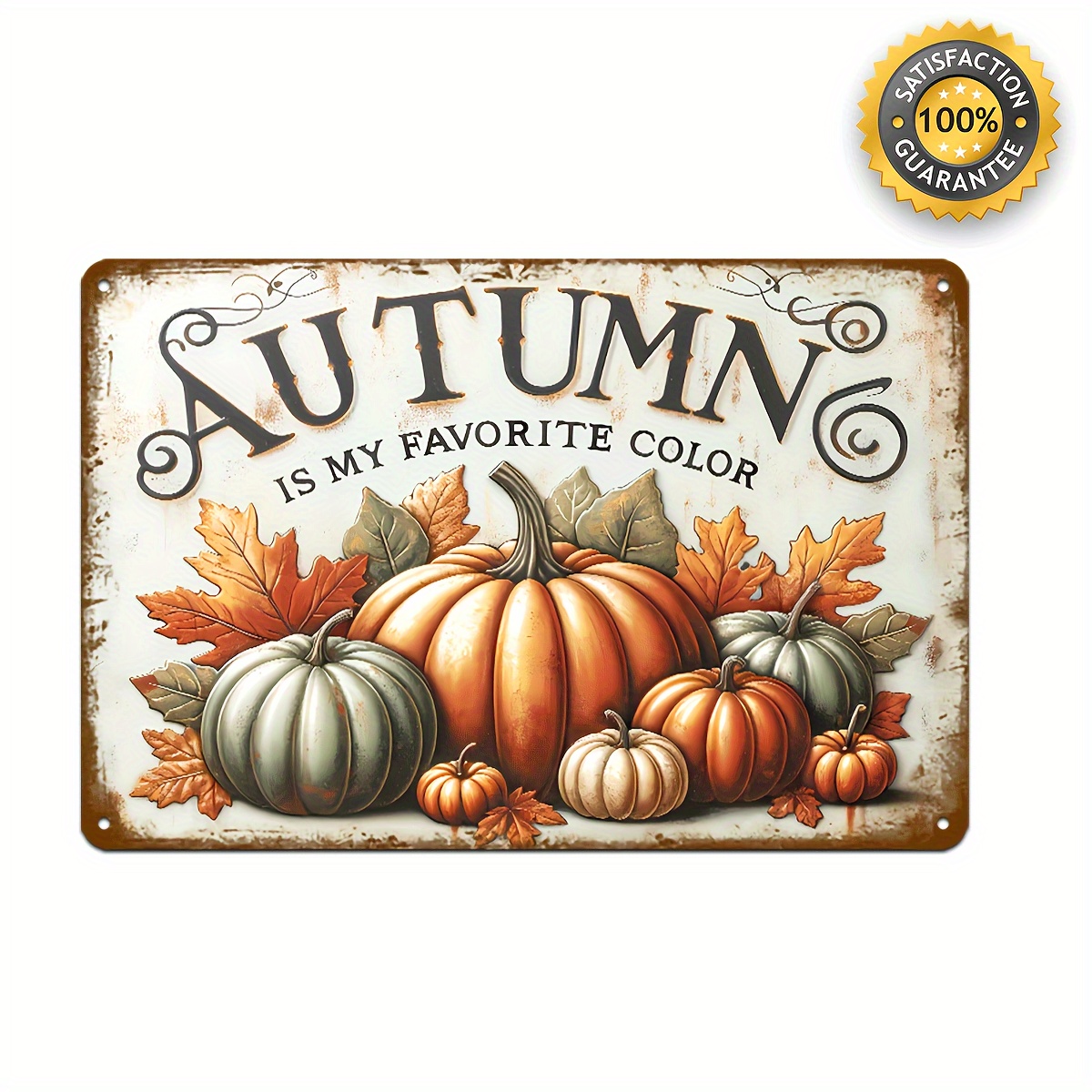 

Fall Metal (11.9" X 7.9") - Aluminum Decor For , Bar, For , & - & To , For , , , Shops, And - Unique