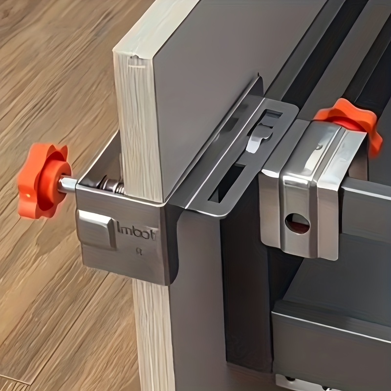 TEMU Nouveau Design Pince à Tiroir Latéral en Acier Inoxydable Bordure Intérieure et Extérieure Ajustable Ensemble de Pince à Angle en Acier