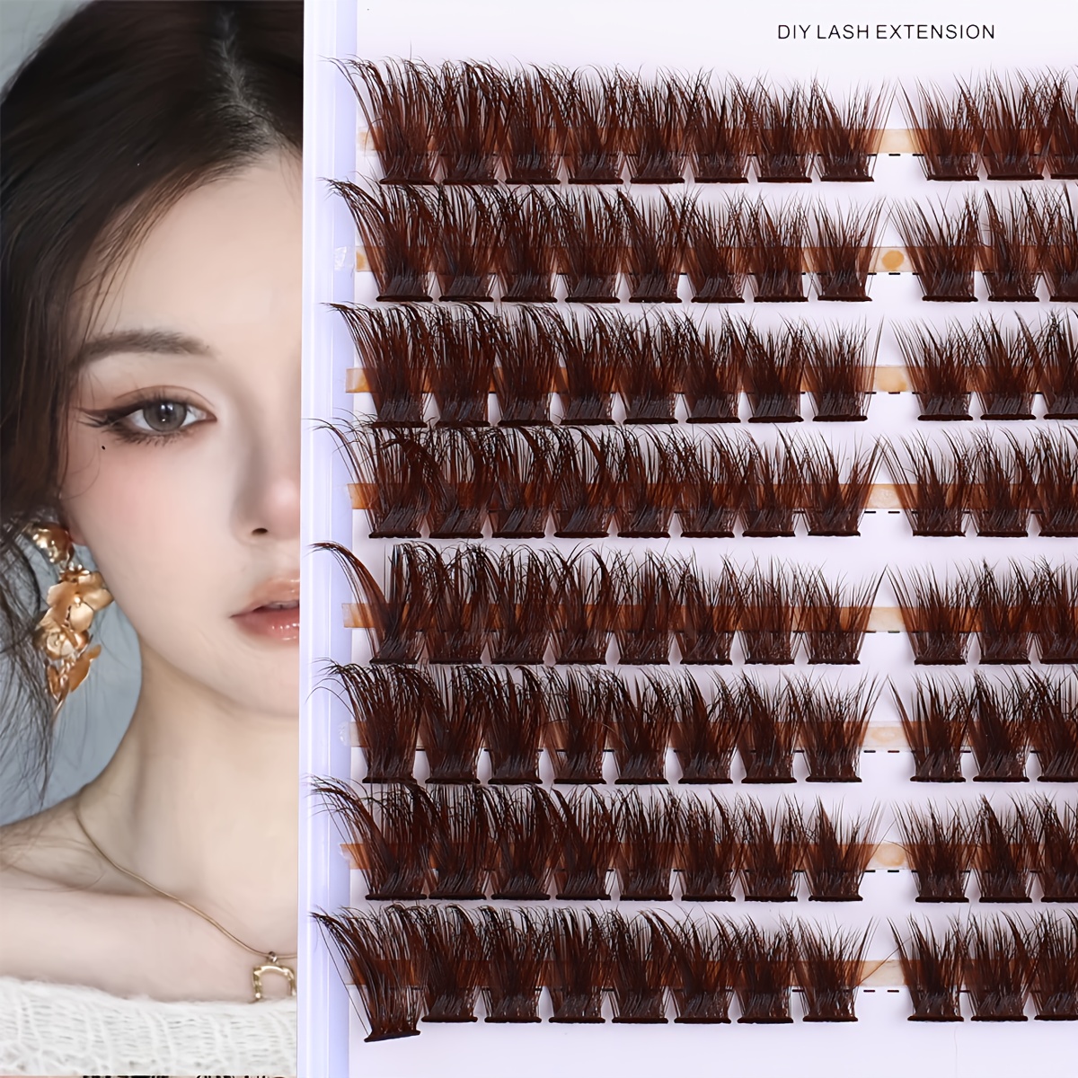128 Fine Reusable Lashes, Easy To Apply For Beginners, Home Use For Lash Extension Application