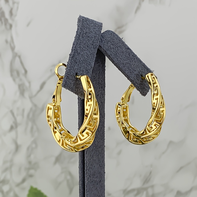 Geometric Jewelry Set - Earrings, Necklace & Pendant