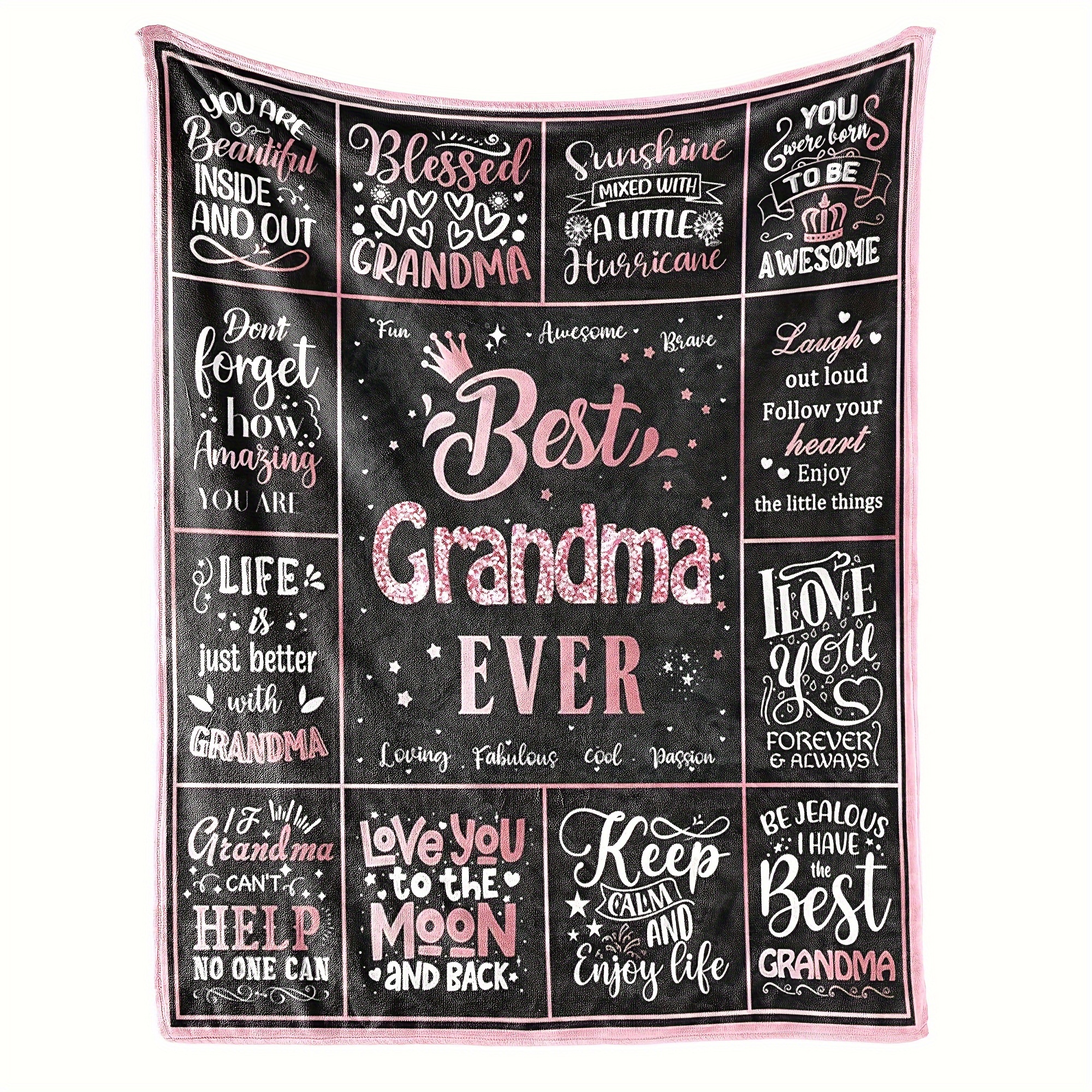 

Grandma Gifts Blanket, Gifts For Grandma, Grandma Gifts From Grandkids, Great Grandma Birthday Gifts, , Birthday Gifts Ideas For Grandma, Best Grandma Gifts Blanket 60"x 50", Flannel Blankets