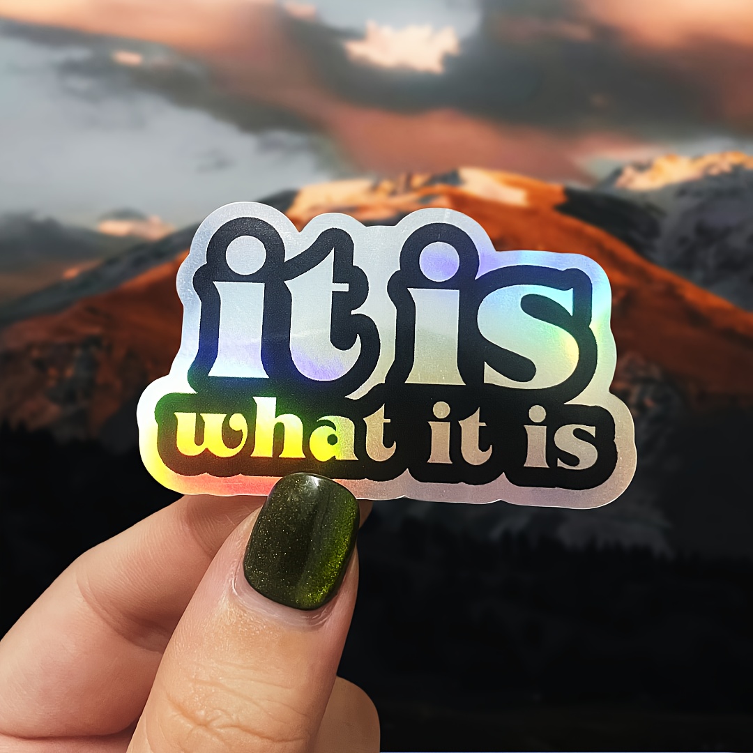 A Funny Vinyl Sticker That Fits Laptops, Water Bottles, Phone Cases, And Other Items