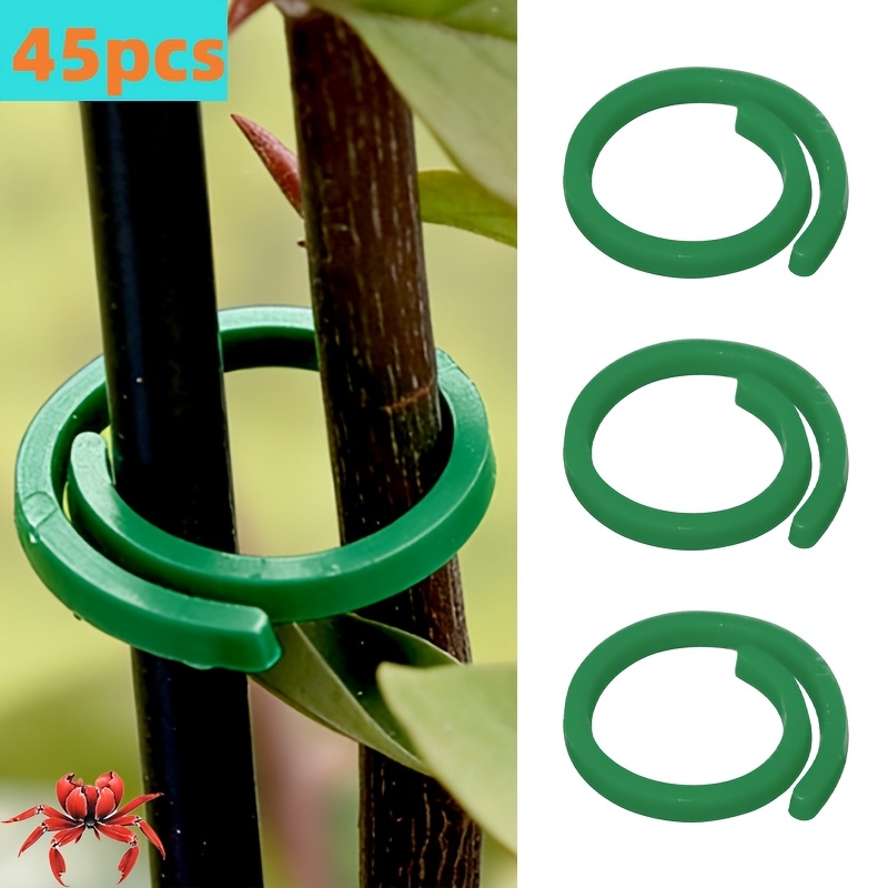 Image of 45pcs Of Plant Growth Clips - Sturdy And Durable, Suitable For Shaping Vegetables, Flowers, Fruits, And Plant Growth, For Plant Design
