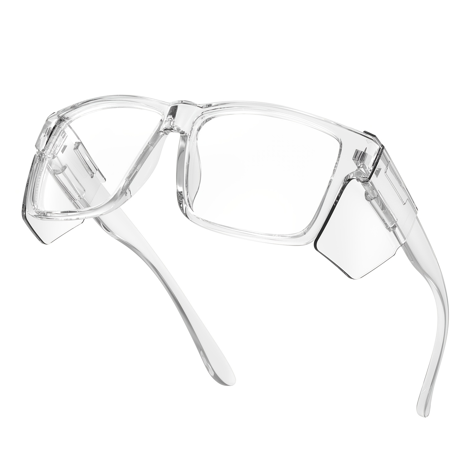 Pack De 6 Lunettes De Sécurité à Branches Roses - Verres Transparents Anti-rayures - ZAYAAN