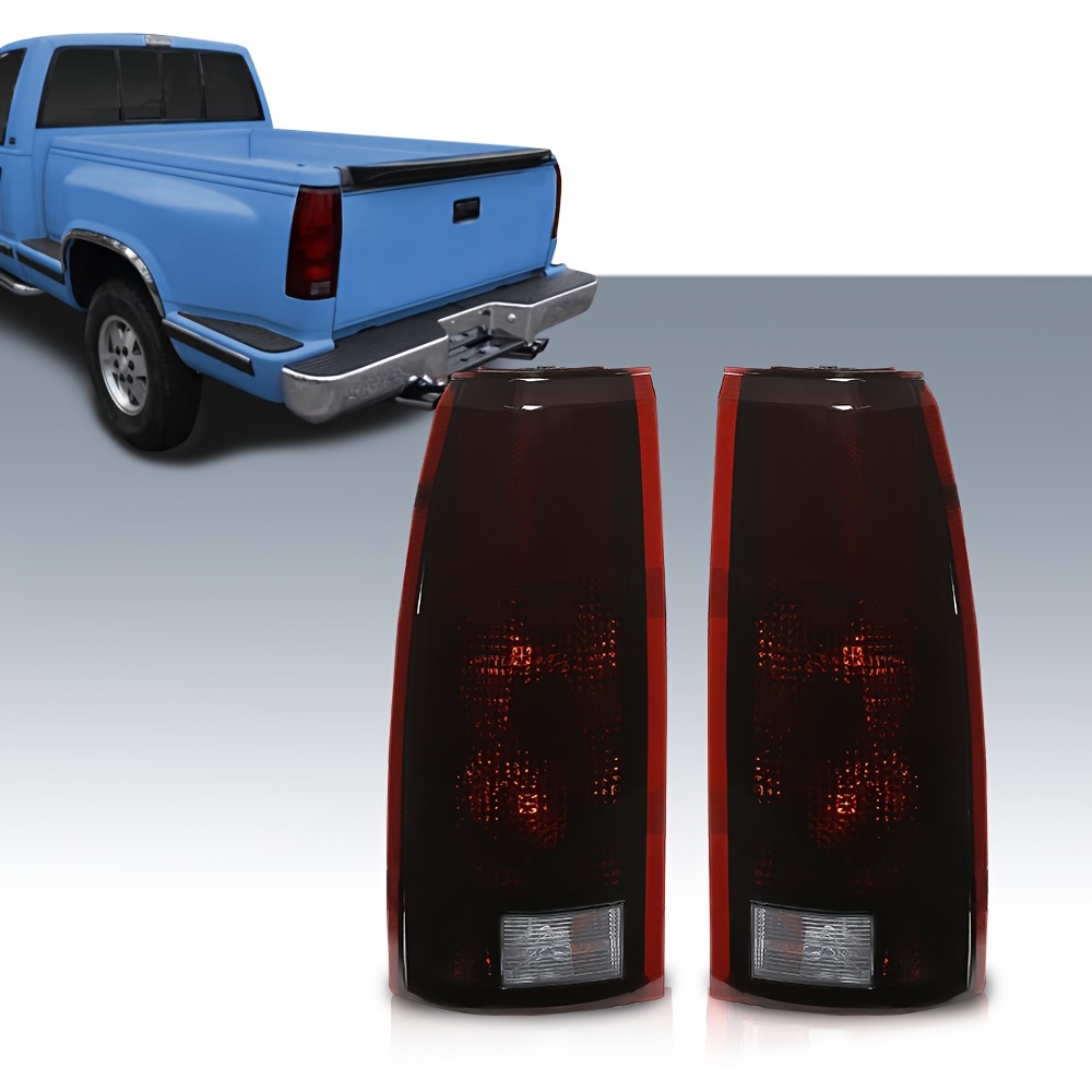Tail Lights With Bulbs Designed For Chevy And For C/, 2500, And 3500 Pickups And , Featuring End, Without Battery