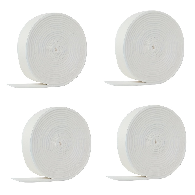 Image of 4pcs Anti-condensation Window Stickers - Absorbent Strips, White, 1.18in X 78.74in Rv Butyl Tape