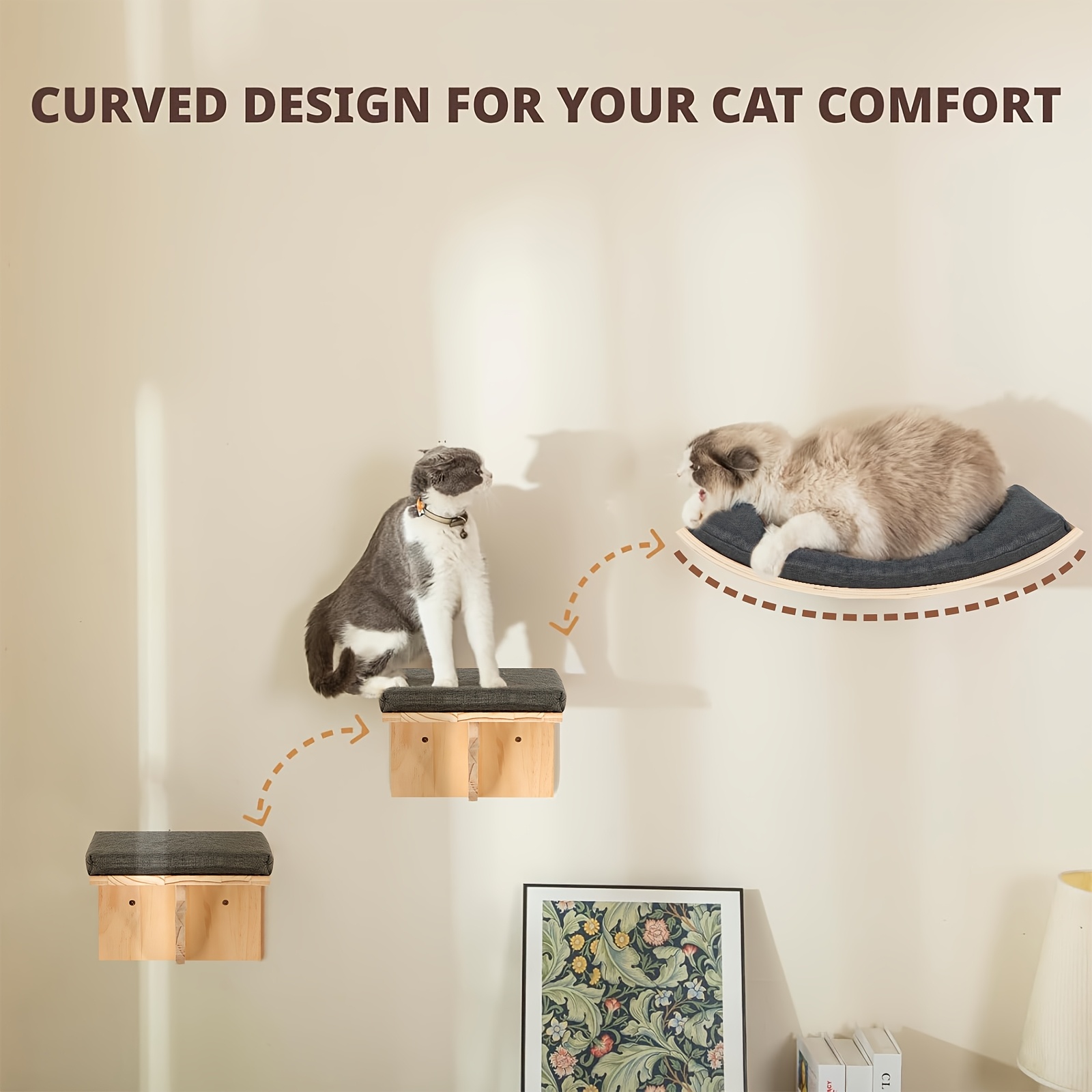 cat stairs and steps 2pcs 3pcs set with mat Product details 0