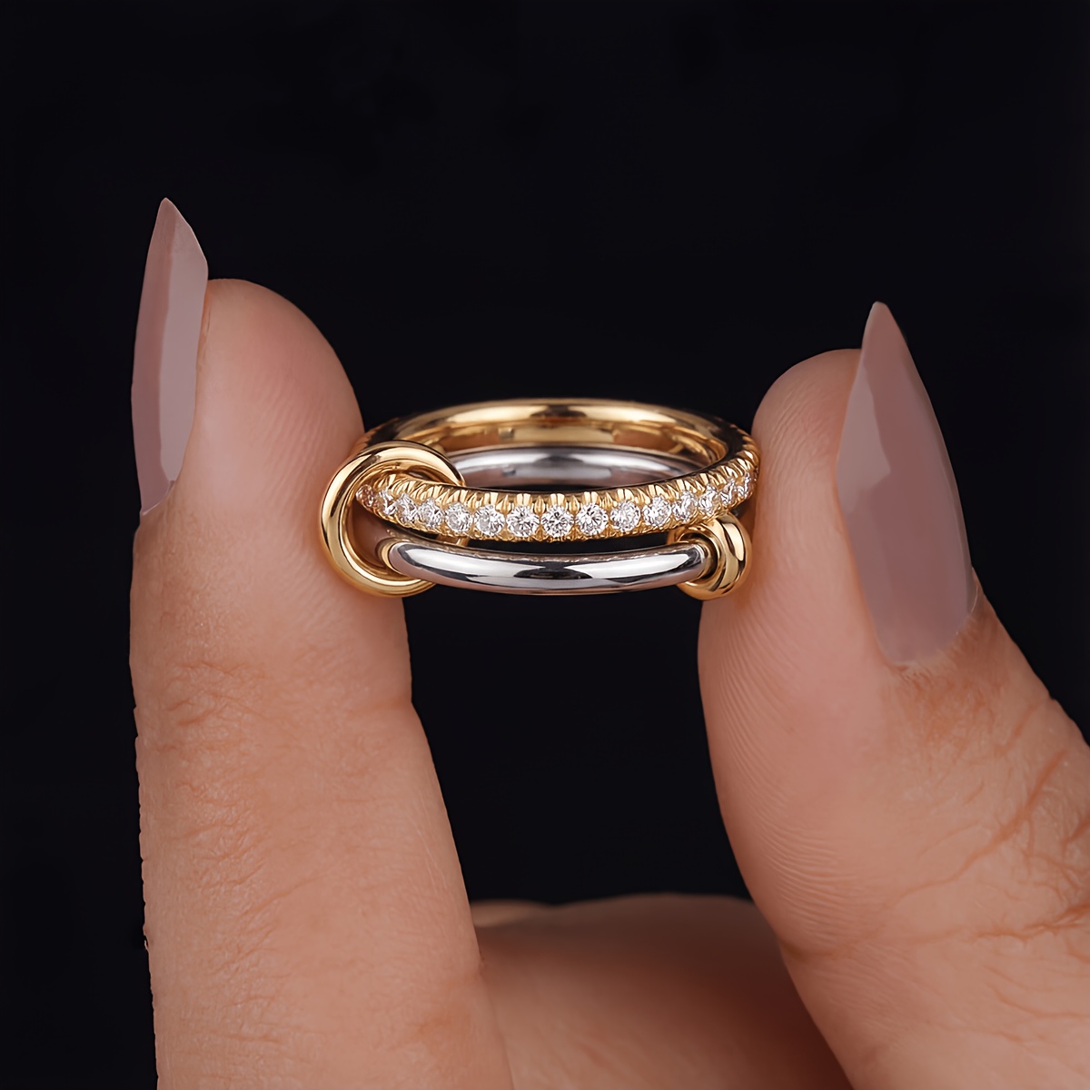 Multi-Connect Stacking Ring Thumb Ring for Women