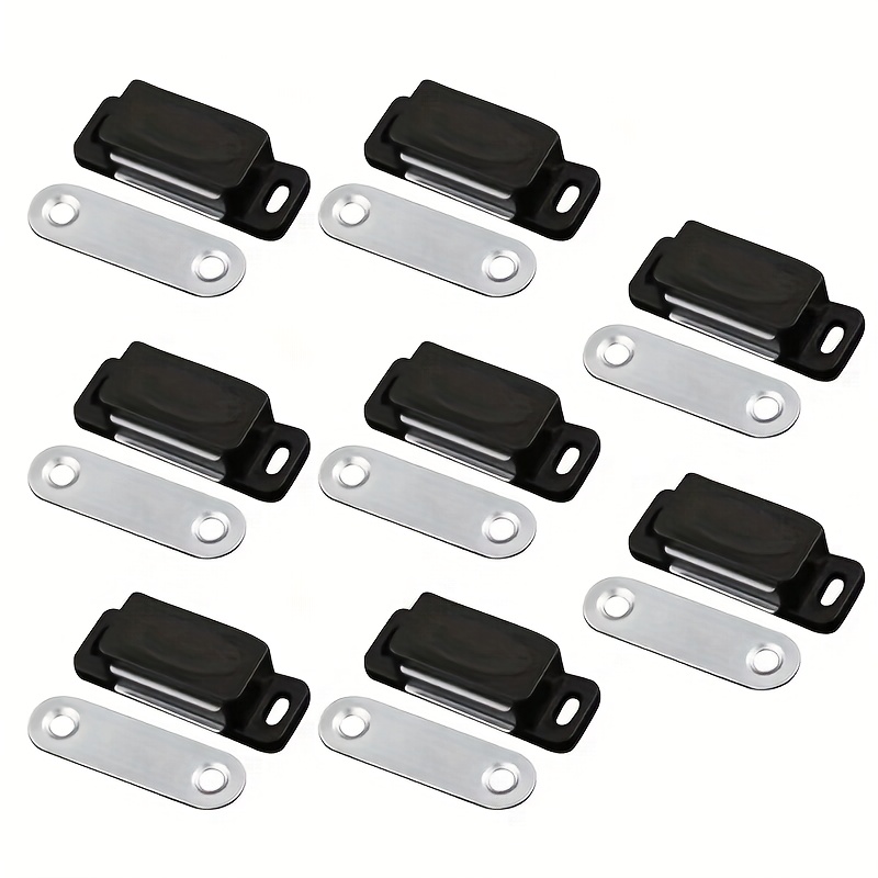 E-shop 4/8/48 Stück Magnetische Türschieber für Schränke, Magnetische Türverschluss, Schrank Türschließer, Hardware Zubehör