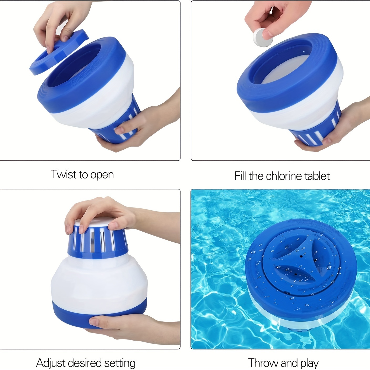 1pc swimming pool cleaning supplies swimming pools deluxe dose dispenser float for pool cleaner pool accessories