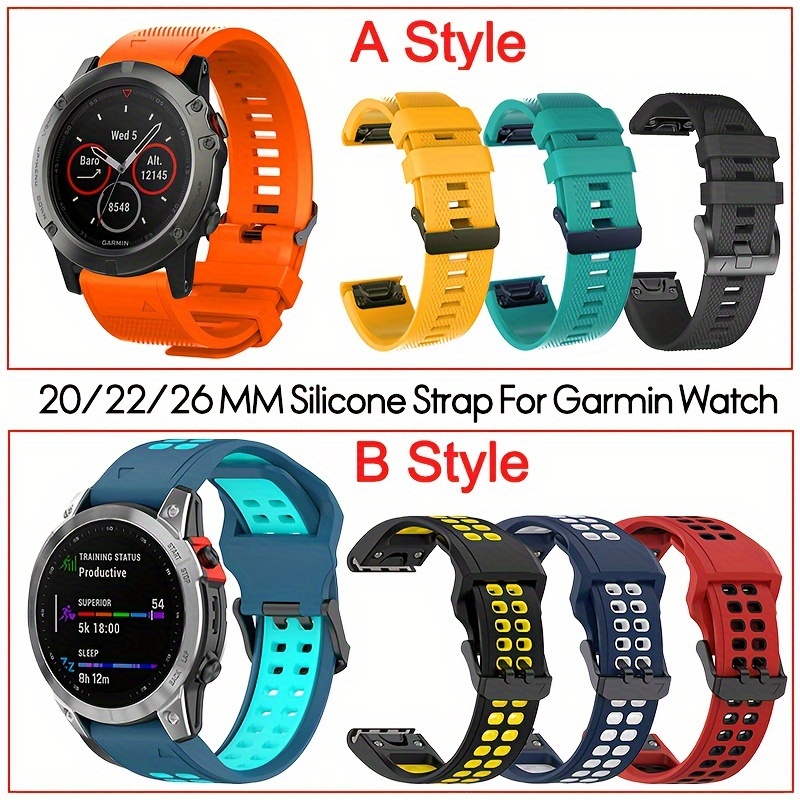 Sports Style Straps For Garmin Fenix 7 Solar 7X 7S 6 6X 6S 5 5X 5S Prro Pluss, Strap For Forerunner 955 945 935 Instinct 2 Fenix3 HR Descent MK 1 2 details 8