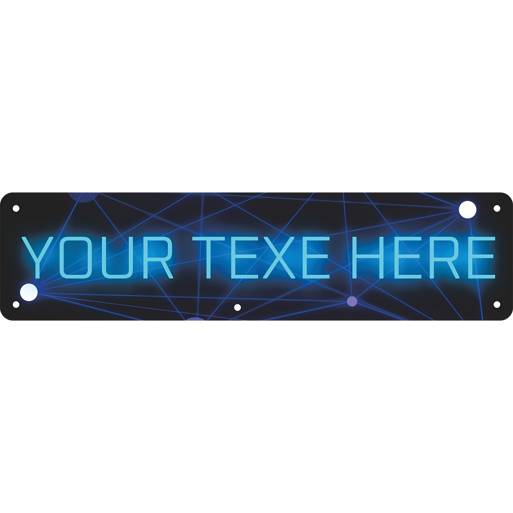 E-shop Neon-Effekt Straßenschild, personalisierbare Neon-Effekt Wanddekoration, das Geschenk für Hochzeiten, Geburtstage und Partyfeiern,