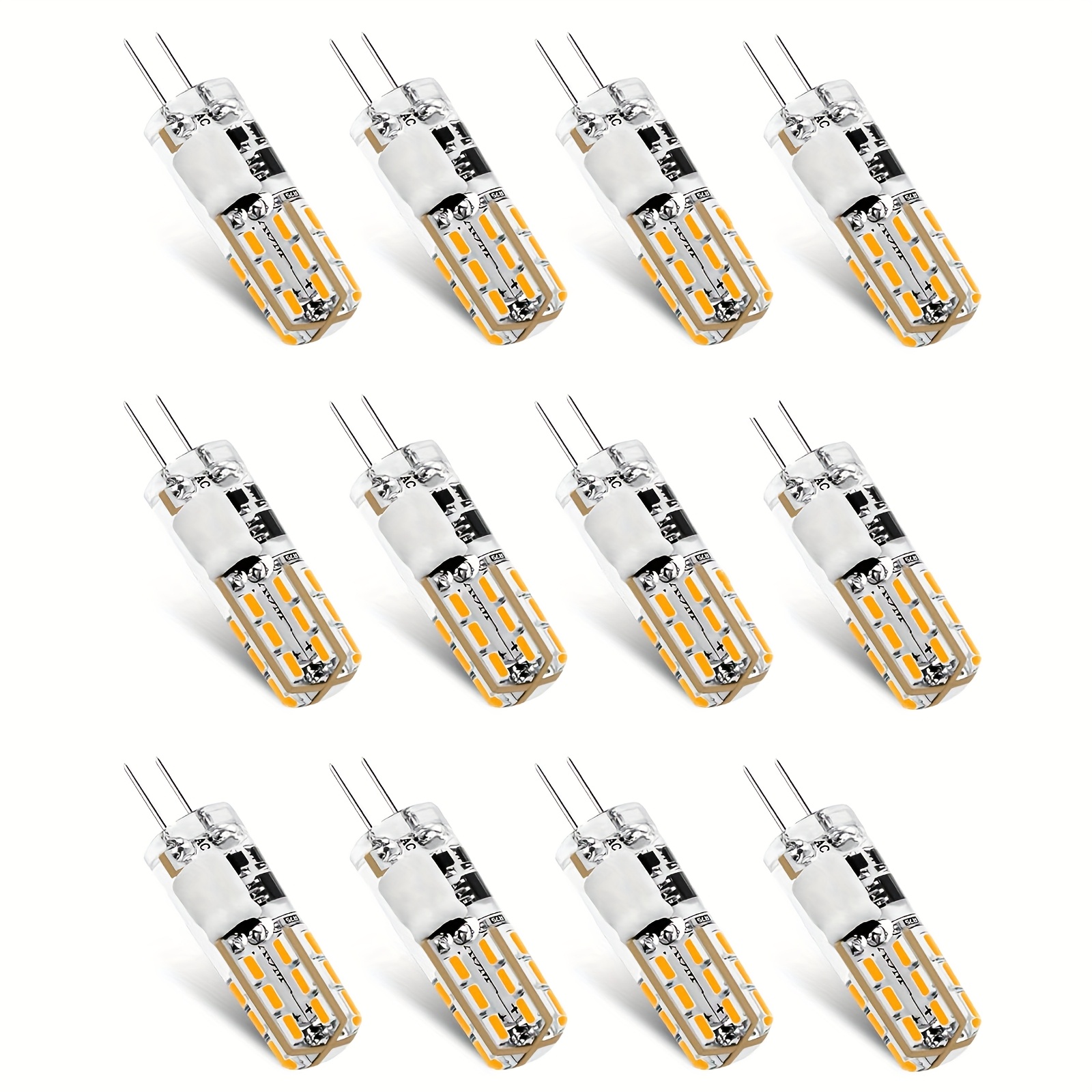 G4 Led Light Bulb 1w Ac/ 12v Warm White 3000k Cool White 6000k No Flickering 12pcs/5pcs Suitable For Hall Lamps Bedroom Lamps Shop Lamps