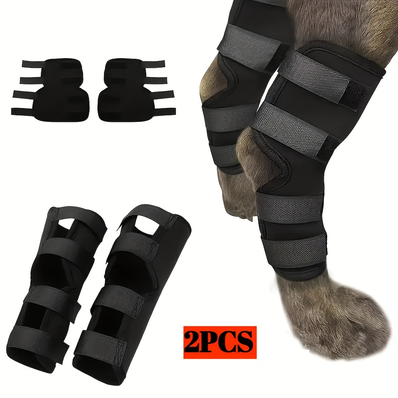 

Lj236 2 Pack Pet Care Dog Knee Support Sleeve - Anti-licking, Comfortable For Use, Adjustable Rubber Ankle Support, Ideal For Sprain Recovery, Protection For Dogs Of All Sizes, No Batteries Needed, .