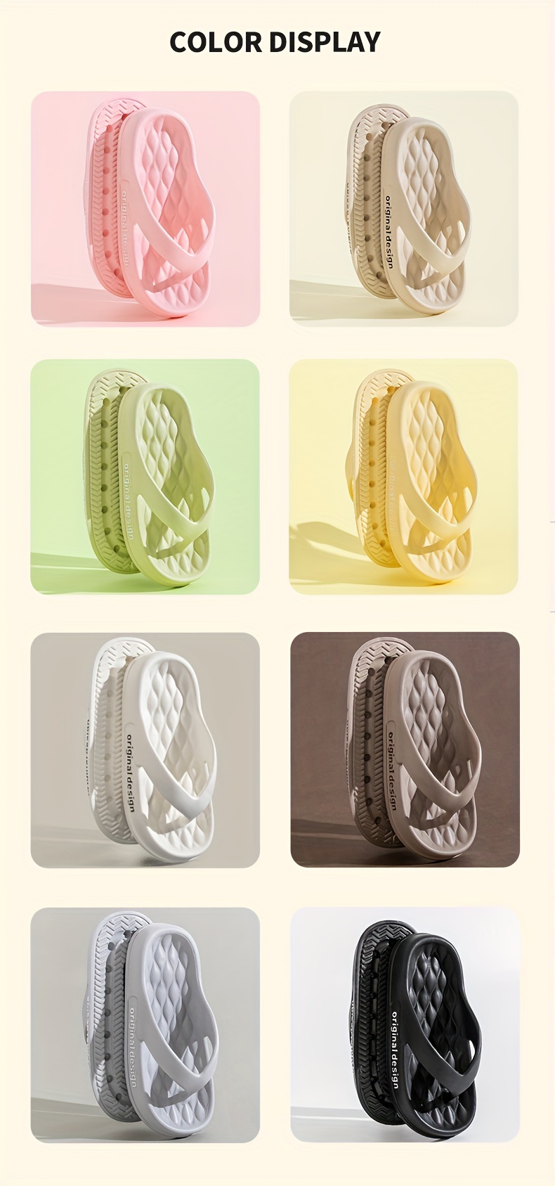 Simple Letter Print Flip Flops, Casual Clip Toe Summer Shoes, Comfortable Indoor Home Slides