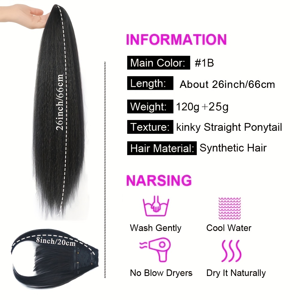 1pc   lady elegant clip on fringe wig   straight synthetic   resistant lightweight 25g 8 inches natural look with sideburns suitable for all ethnic groups thanksgiving gift   gifting details 6