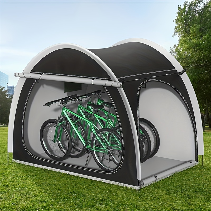 

1pc Shed - Oversized, / For 3-4 Bikes, -uv, , For //'s/ Day/ Day, Not Washable, , For Use