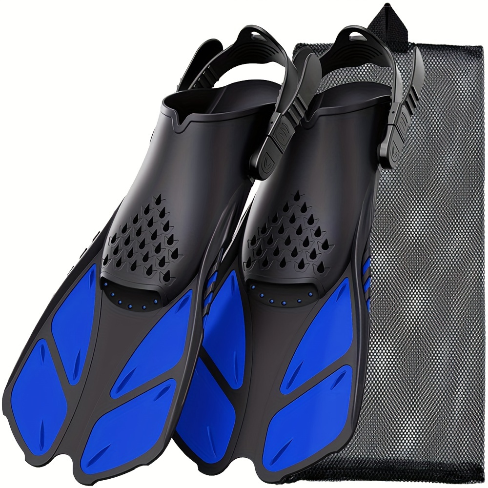 1 Pair Swim fins Floating fins Fishing Tube fins Swim Training Flippers  Diving Flipper Swim Flippers Adult Swimming Necessary for Women Breathing  Tube
