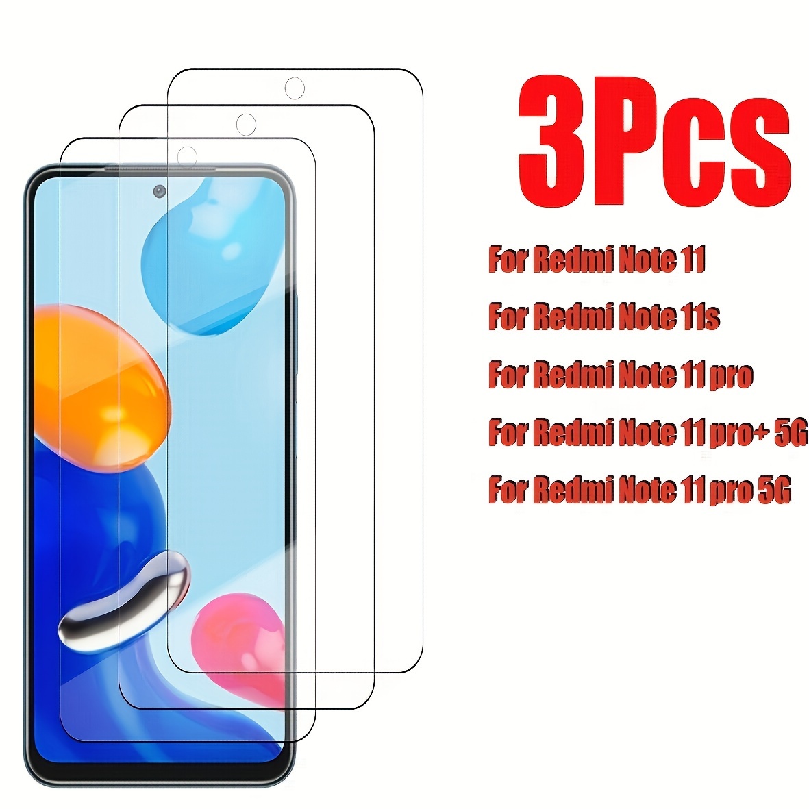 

- , -fingerprint, -free, -drop Tempered Films For 11/ 11 Pro/ 11s/ 11 Pro+ 5g/ 11 Pro 5g Phones.