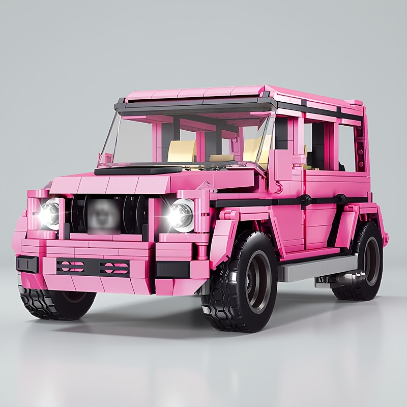 le.  1000+pcs   Off-Road Vehicle Model Building Blocks Set, ABS Plastic Assembly, Car Collection Display Piece, DIY Construction Toy for Birthdays/Christmas/Halloween/Thanksgiving/New Year Holiday Gifts