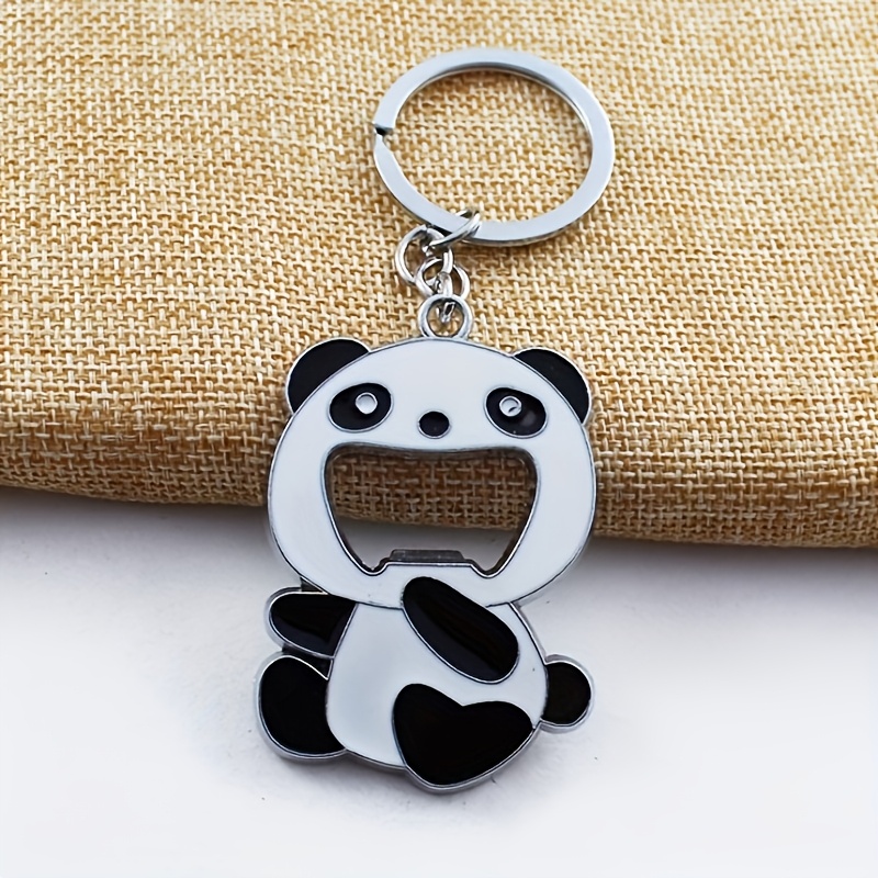 1pc Vintage Stylish Keychain & Bottle Opener, Funky White Stainless , Perfect Gift For , Family, Mother’s Day, Earth Day, Beer Festival, Casual Attire & Anniversaries Suitable For Men And Women