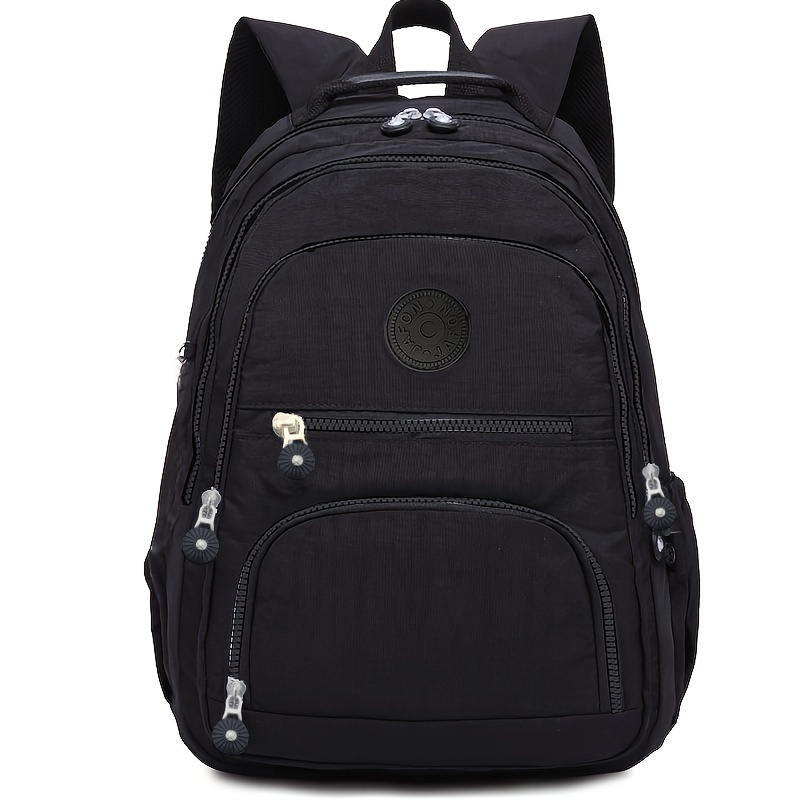 1pc large shoulder backpack fashion sports outdoor shoulder bag men and women travel pack large capacity mountaineering backpack computer bag multi layer zipper bag travel portable multifunctional casual backpack advanced wear resistant luggage details 4