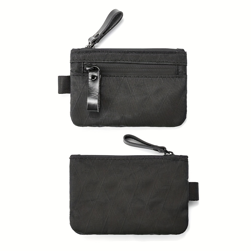 recycled fabric mini zipper pouch high quality small pouch