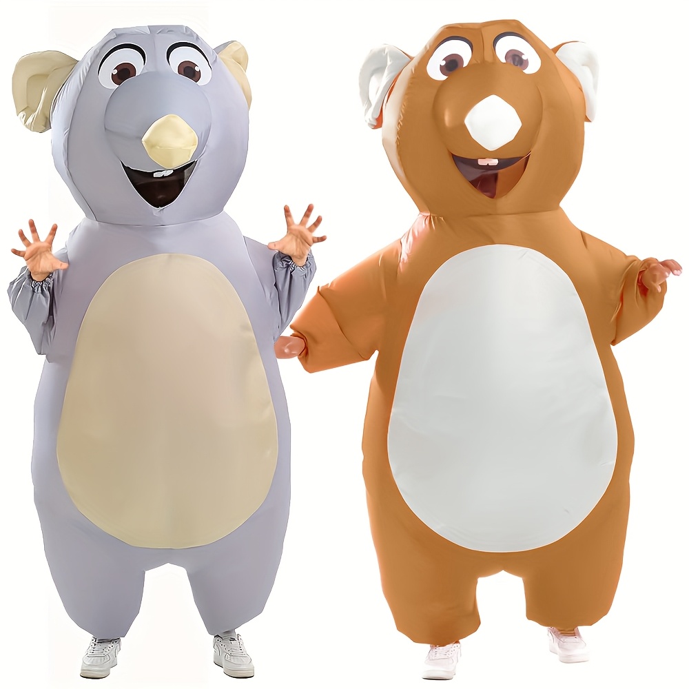 inflatable mouse costume adult inflatable costumes women men full body mouse fancy dress for halloween carnival christmas and event party costumes blow up costumes