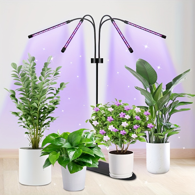 TEMU Lumière de Croissance pour Plantes d'Intérieur à Spectre Complet avec 80 LED Convient aux Plantes d'Intérieur Trépied Réglable de 15 à 60 Pouces