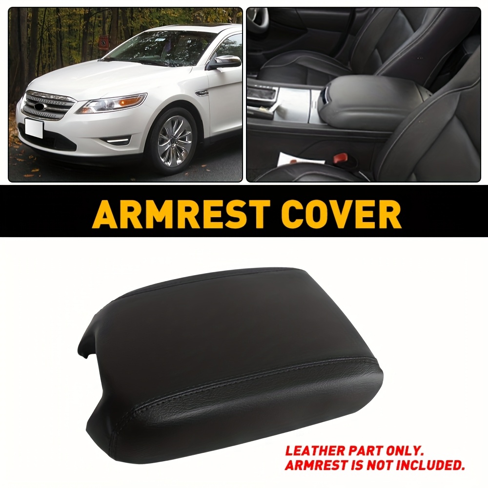 Ford Taurus Beige Synthetic Leather Center For 2010-2019 Console Armrest Cover - Foto 5