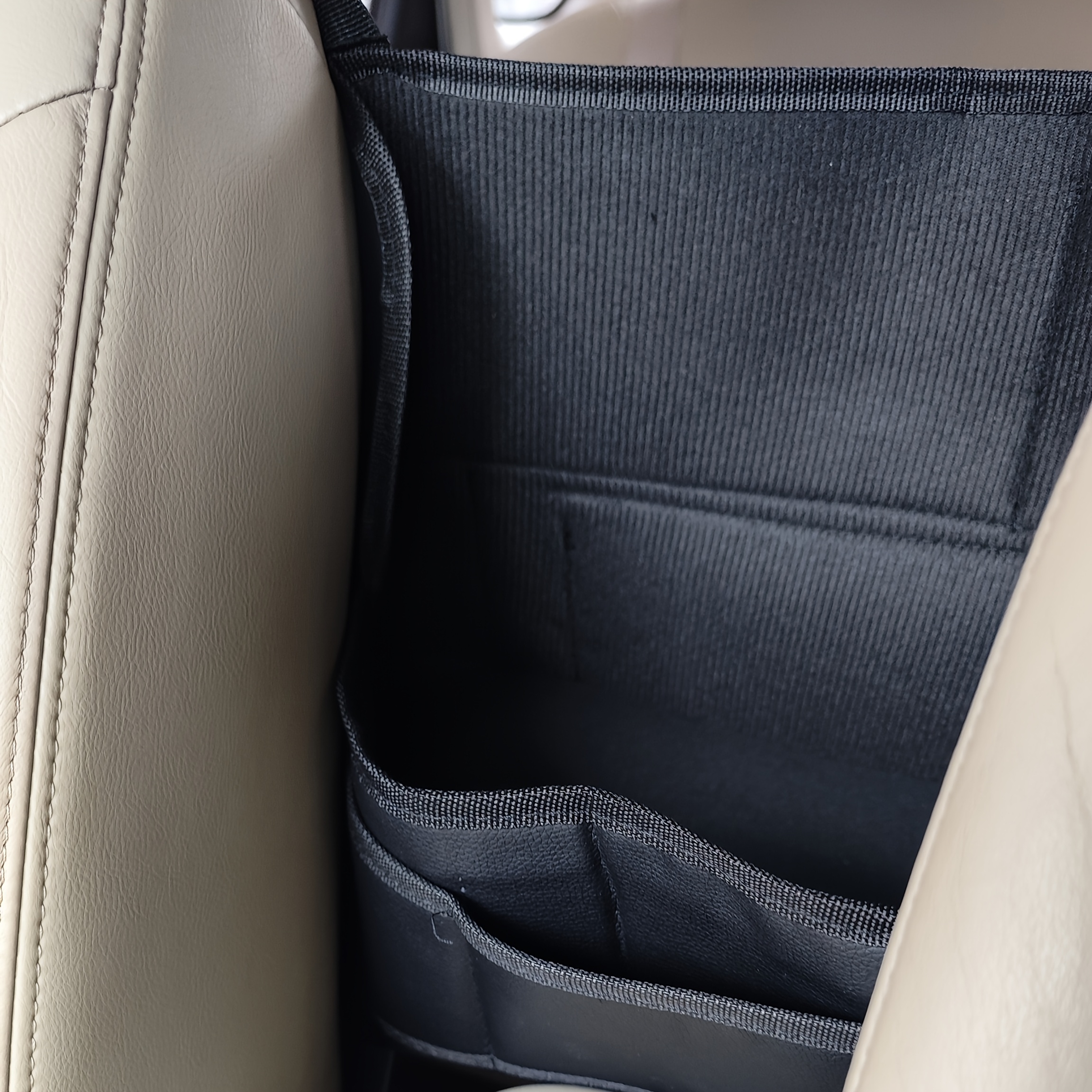 TEMU Car Middle And Rear Row Hanging Bag Car Document Holdermulti-pocket Bottle Bag Storage Box Organizertravel Tidy Pouch Pocket Kids -gift For
