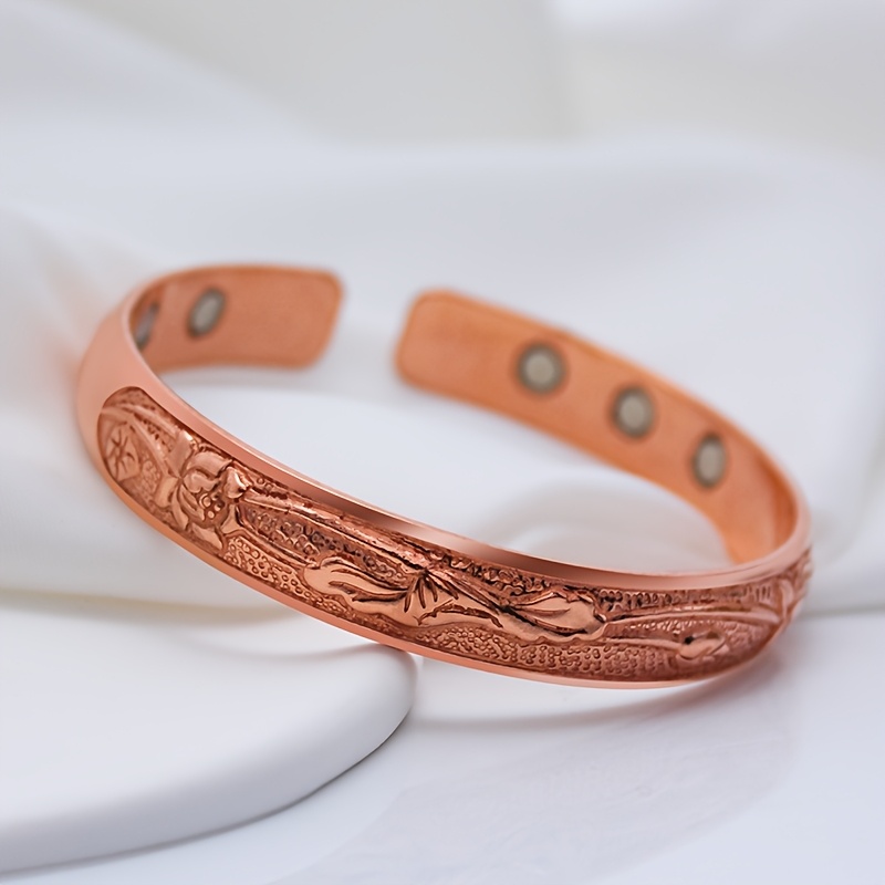 E-shop Magnetisches Kupferarmband - Starker Magnet, für Eltern & Freizeitkleidung, Ideales Geschenk für Geburtstage, Weihnachten & Jubiläen