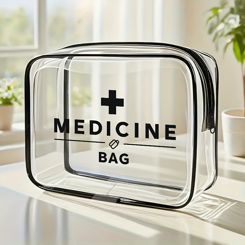A Stylish Large Capacity Pvc Makeup Bag With Zipper Closure - High- Toiletry Organizer, Lightweight For Women And, Gift For And - Portable And Easy-to- Organizer | Transparent Material