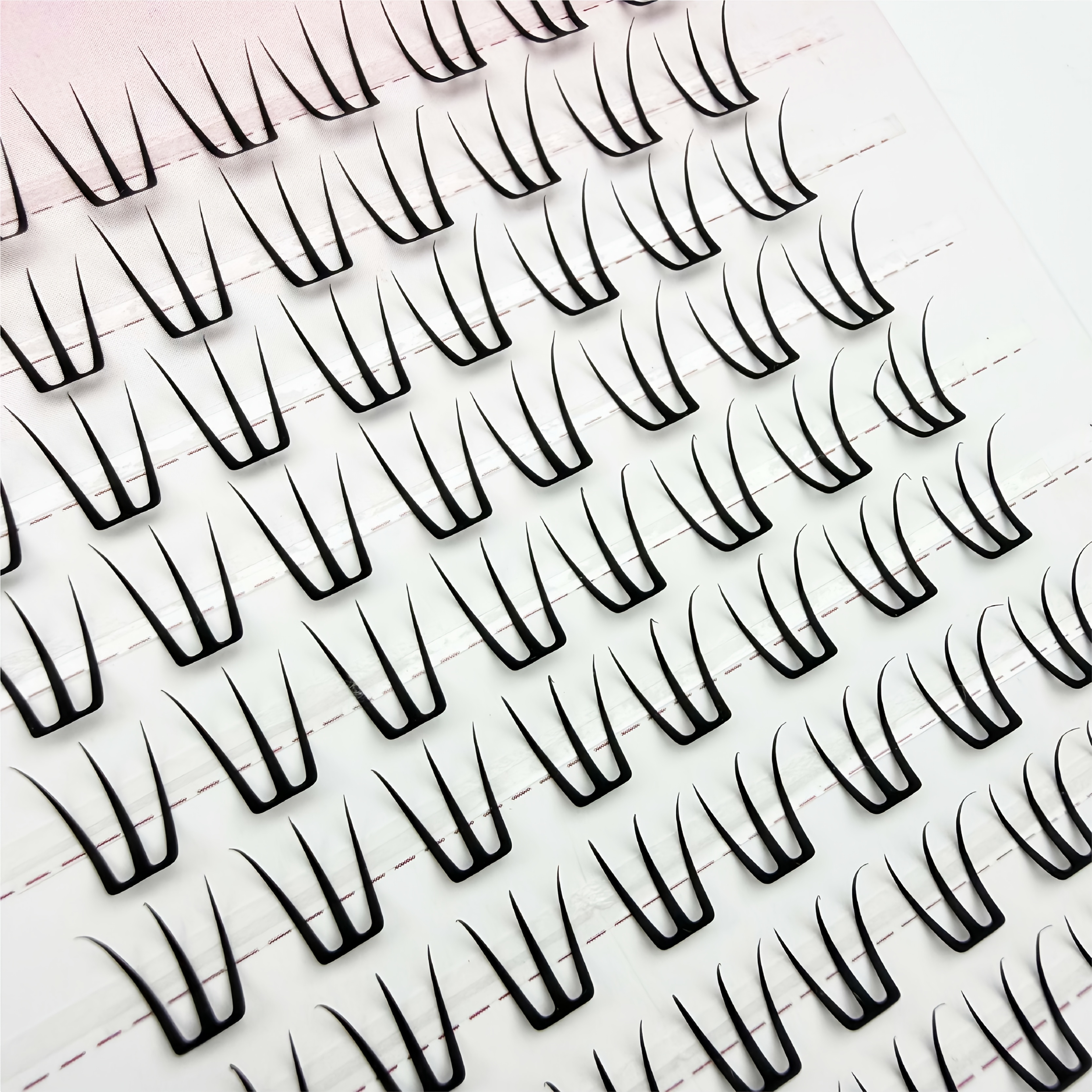 80 Clusters K-Pop Idol Style Lashes, Ultra-Thin Natural Look