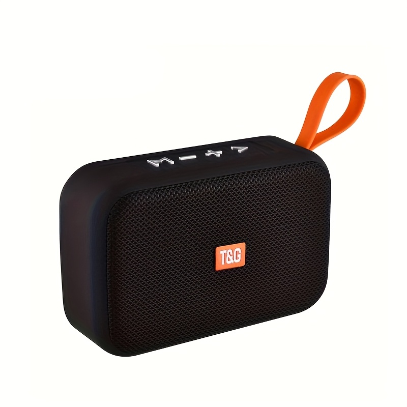 TEMU Wireless Speaker V5.3 With 10m Transmission Range, Supports Mp3/usb Drive/fm Radio, Built-in Microphone For Calls, Portable Mini Audio Player
