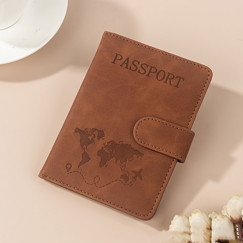 Travel Passport Cover |, Magnetic Closure, Lightweight, Unlined - Ideal For Vacation