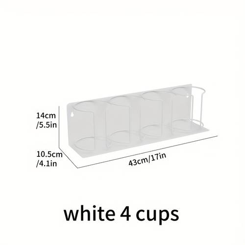 1 magnetic water bottle storage rack organizer cup holder with 4 storage brackets thick material strong accessory and home storage supplies