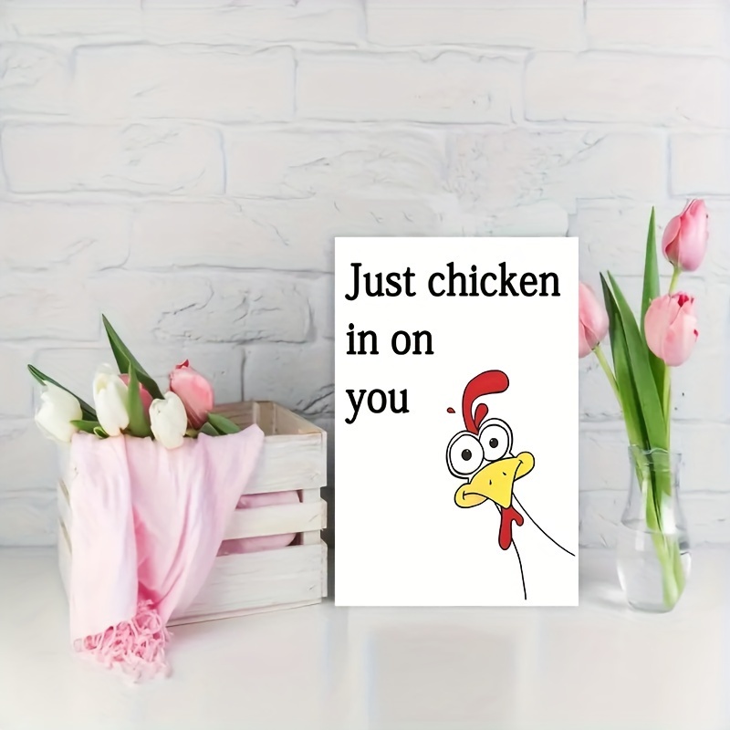 

Funny Thinking Of You Card: Humorous Encouragement Card For Him Or Her, Suitable For Any Occasion - Includes Envelope