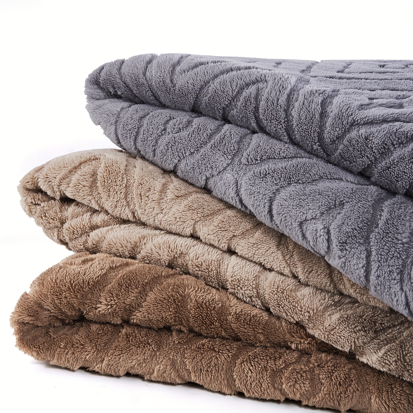 

Sherpa Fleece Throw Blanket-3d Stylish Design, Thick And Warm Blanket For Winter, Soft And Fuzzy Throw Blanket For Sofa, Soft, Plush, Warm, Thick Pets Blanket