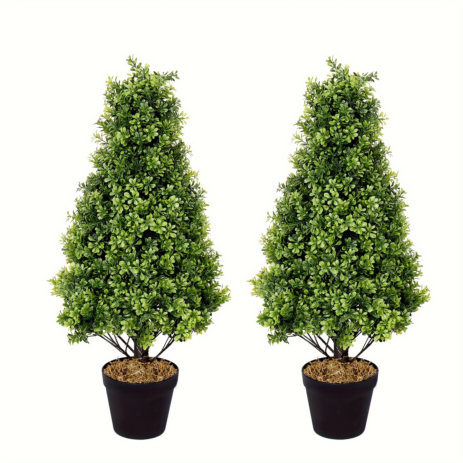 

60inch Tall Topiary Trees Artificial Outdoor 2pcs Boxwood Ball Plants Outside Fake Bushes And Shrubs For Front Porch Garden Patio Decor Set Of 2