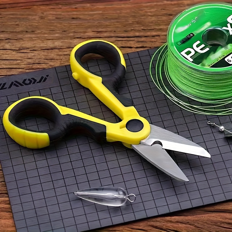 

Multifunctional Outdoor Fishing Scissors, Stainless Steel Braided Line Cutter, Modern Style Tool With Durable Blade - 1pc