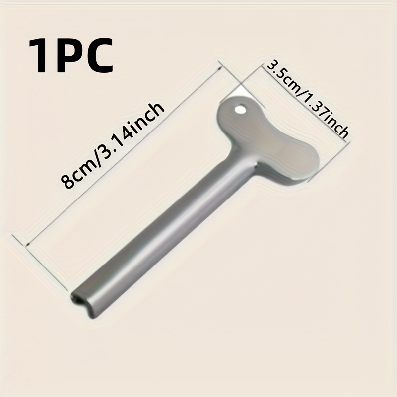 TEMU 5mm X 10mm Stainless Steel Toothpaste Dispenser - Long-lasting, Corrosion-resistant, Ideal For Facial Cleansers And Hair Coloring Tubes -