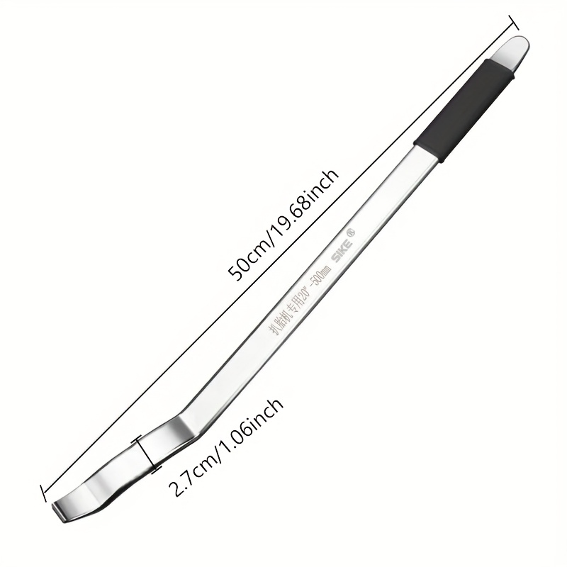 Image of 1pc , Professional Tire Changing Tool With Rubber Handle, Durable Metal Pry Bar, Easy And Quick Tire Removal, Suitable For Home Garage And Car Repair Manual Tool