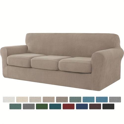 2 3 4pcs soft sofa cover set elastic sofa protector for bedroom office and living room home decor